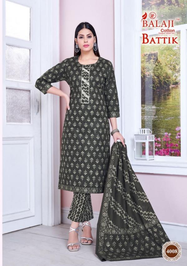 Balaji Battik Art Work Vol 4 Ready Made Printed Cotton Dress